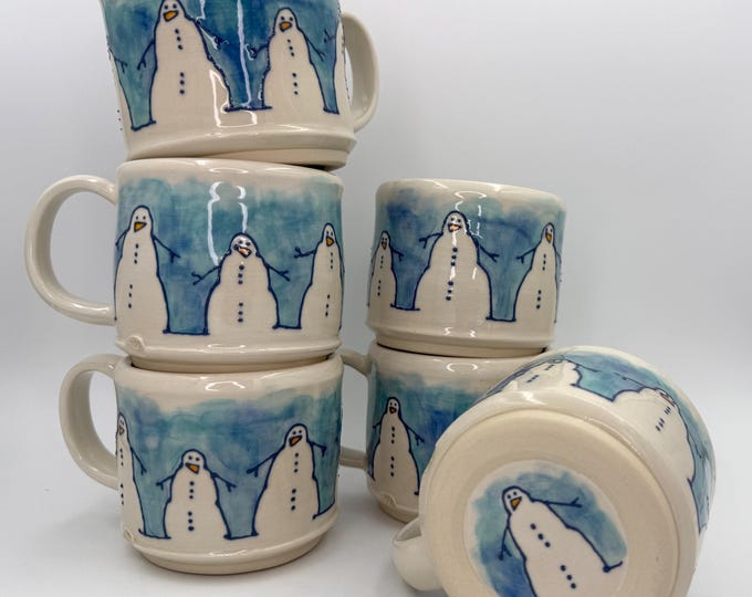 Featured listing image: Pre-Order Snowmen Melt Mug, Ships early Feb 2026