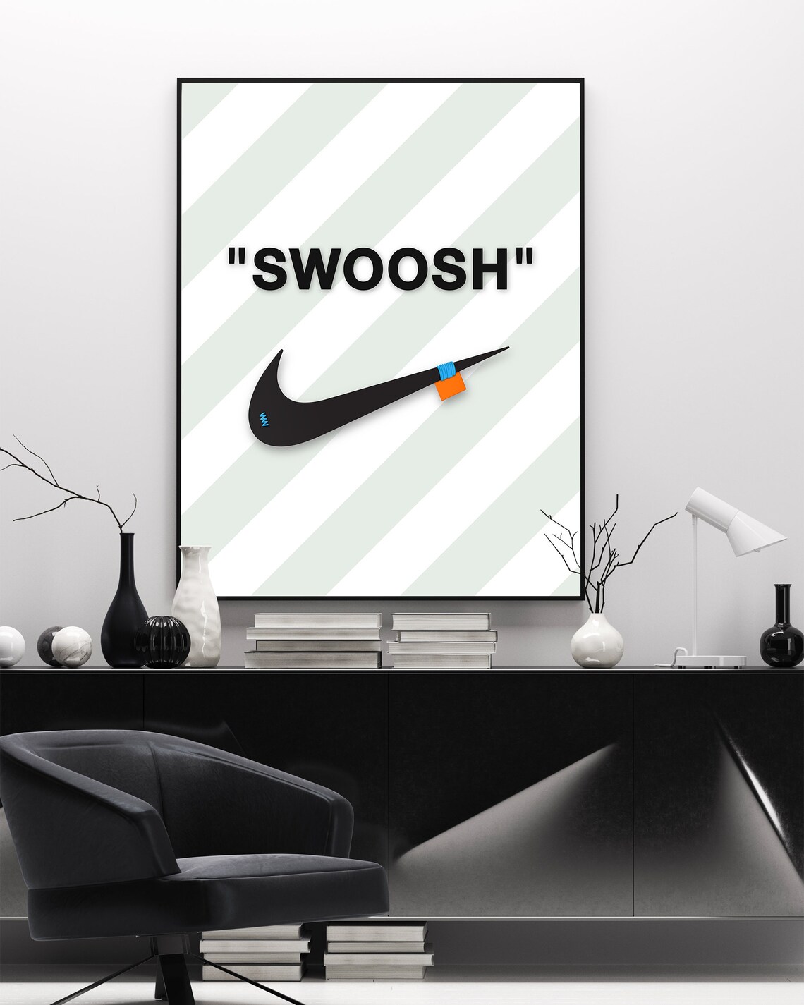 swoosh off white