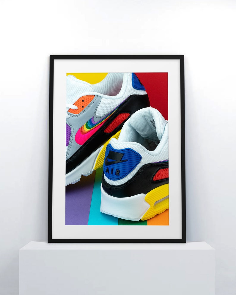 Nike Air Max 90 Betrue Hero Premium Hype Lgbt Hypebeast Etsy