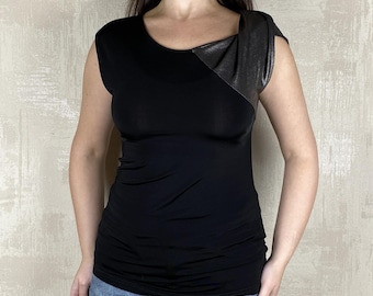 ARMANI JEANS Vintage Womens Short Sleeve Shirt 90s Italian