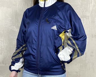 Adidas Equipment Vintage 90's Windbreaker Women's Track Jacket Size XS