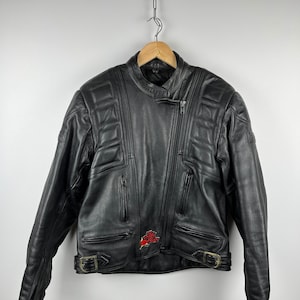 Vintage Belstaff Women&#39;s Leather Jacket Biker Motorcycle Size 20