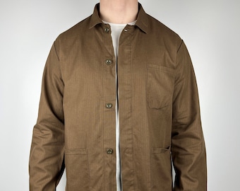 Vintage Otavan Trebon Czech Workwear Chore Jacket Size L-XL French Work