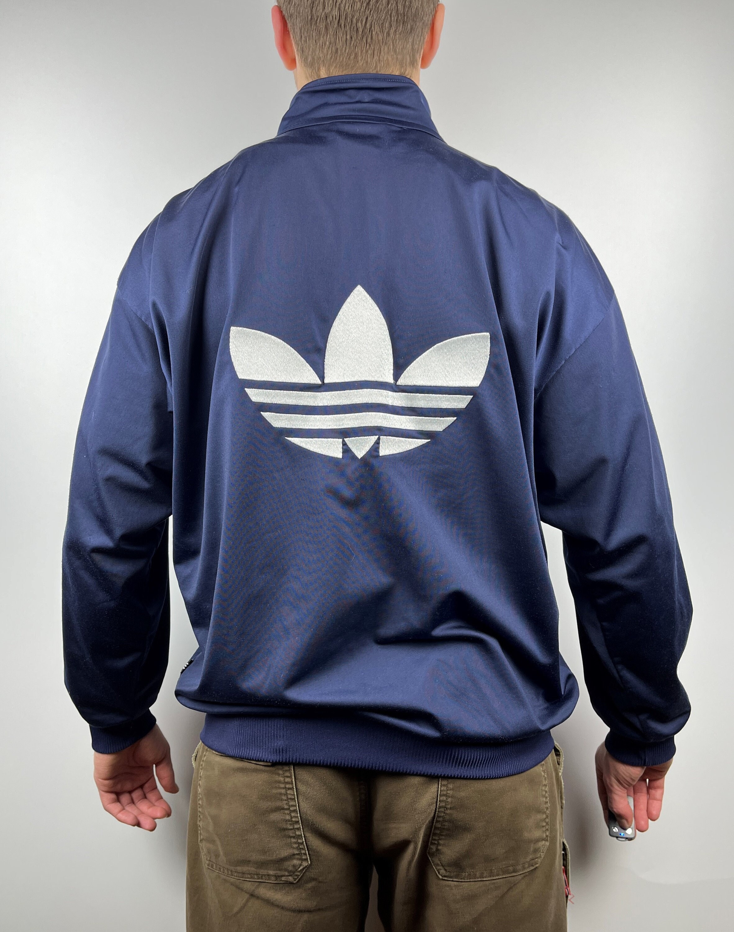 90's Adidas Retro Big Logo Vintage Men's Track Jacket 90's Adidas Retro Big Logo Vintage Men's Track Jacket
