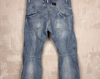 G-Star Elwood Custom Straight Denim Jeans Men's Size 31 x 34