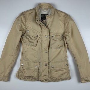 Women&#39;s Brema Motorcycle Jacket Size 44 Beige
