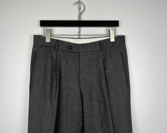 BOSS Hugo Boss Slim Fit Mens Dress Pants Navy Blue Textured Trousers 34x32  - Etsy