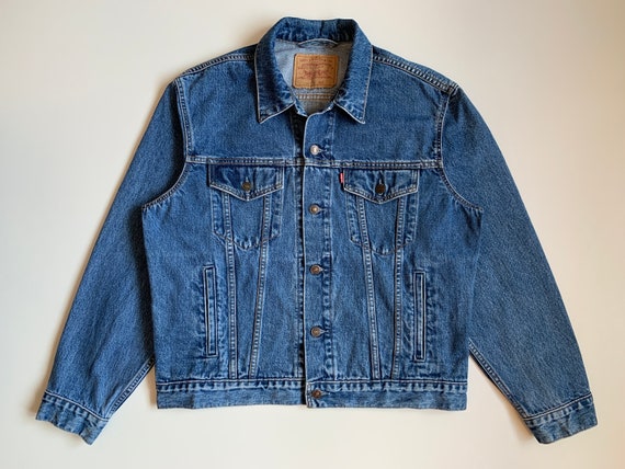 90s Levis 70503 02 Vintage Mens Denim Jeans Jacket Size L | Etsy