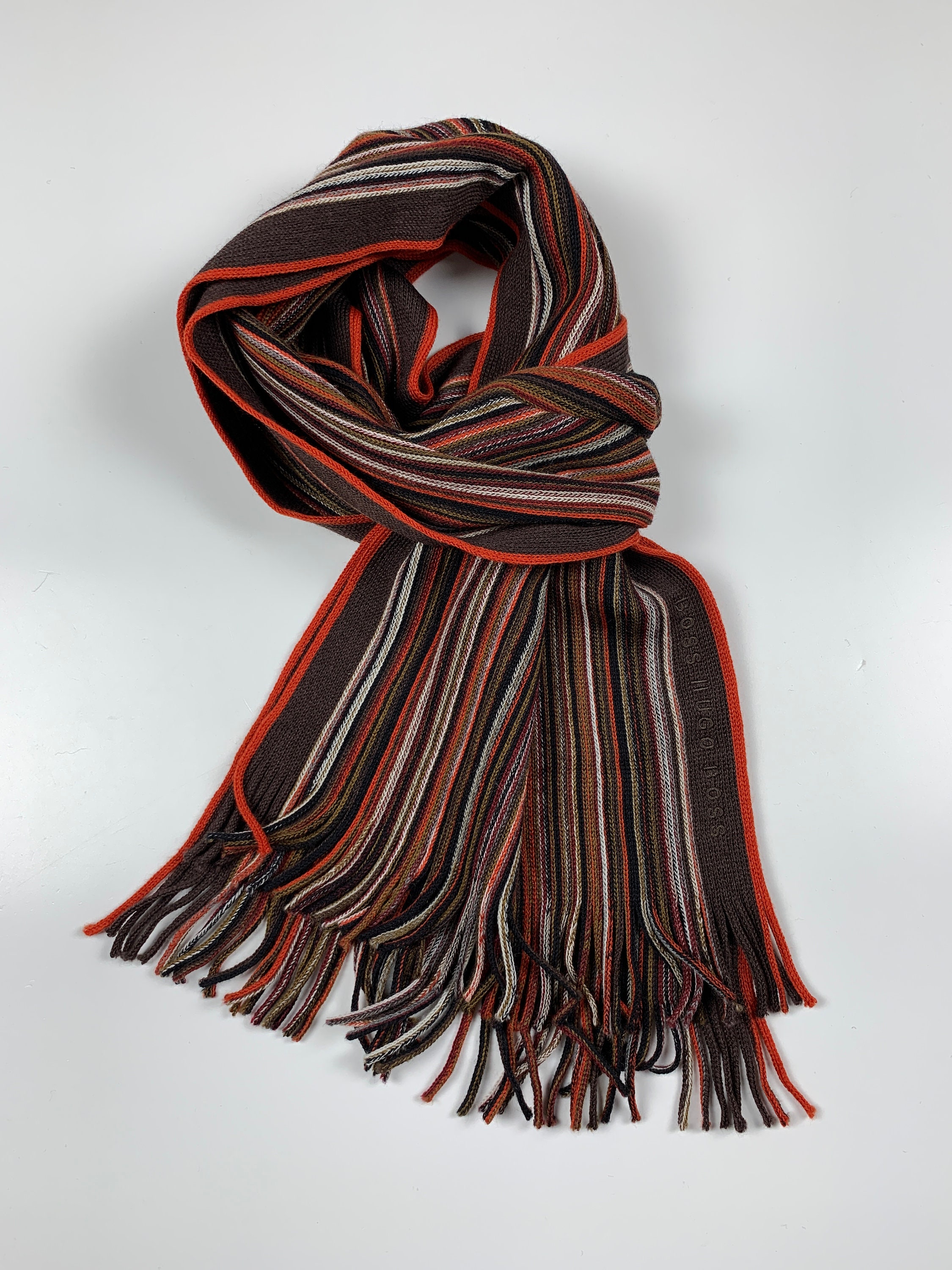 Hugo boss mens scarf sale top