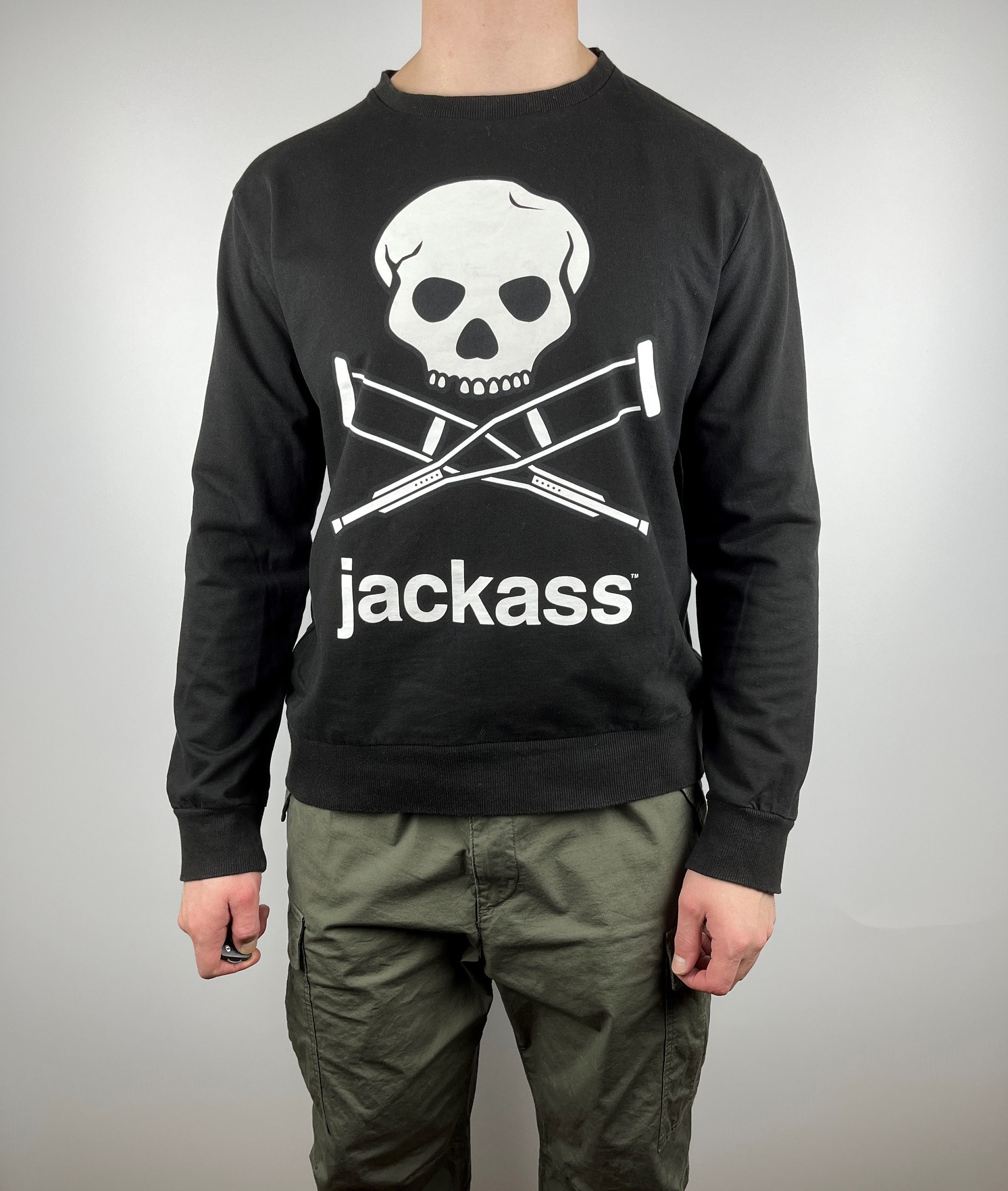 Jackass Hoodie Vintage Black Jackass Movie Hoodie – On The Arm