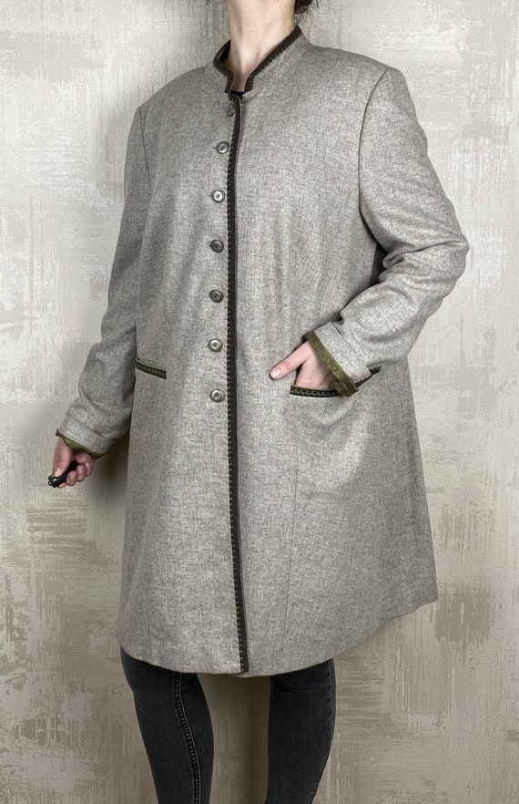 H. Moser Mode Aus Salzburg Vintage Wool Light Gray