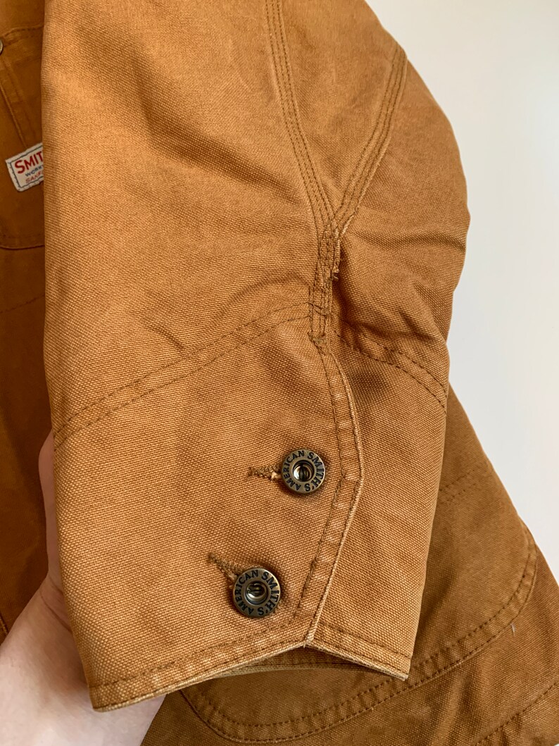 Smith/'s Workwear Vintage Men/'s Jacket Brown Size L Retro Streetwear 90/'s 80/'s