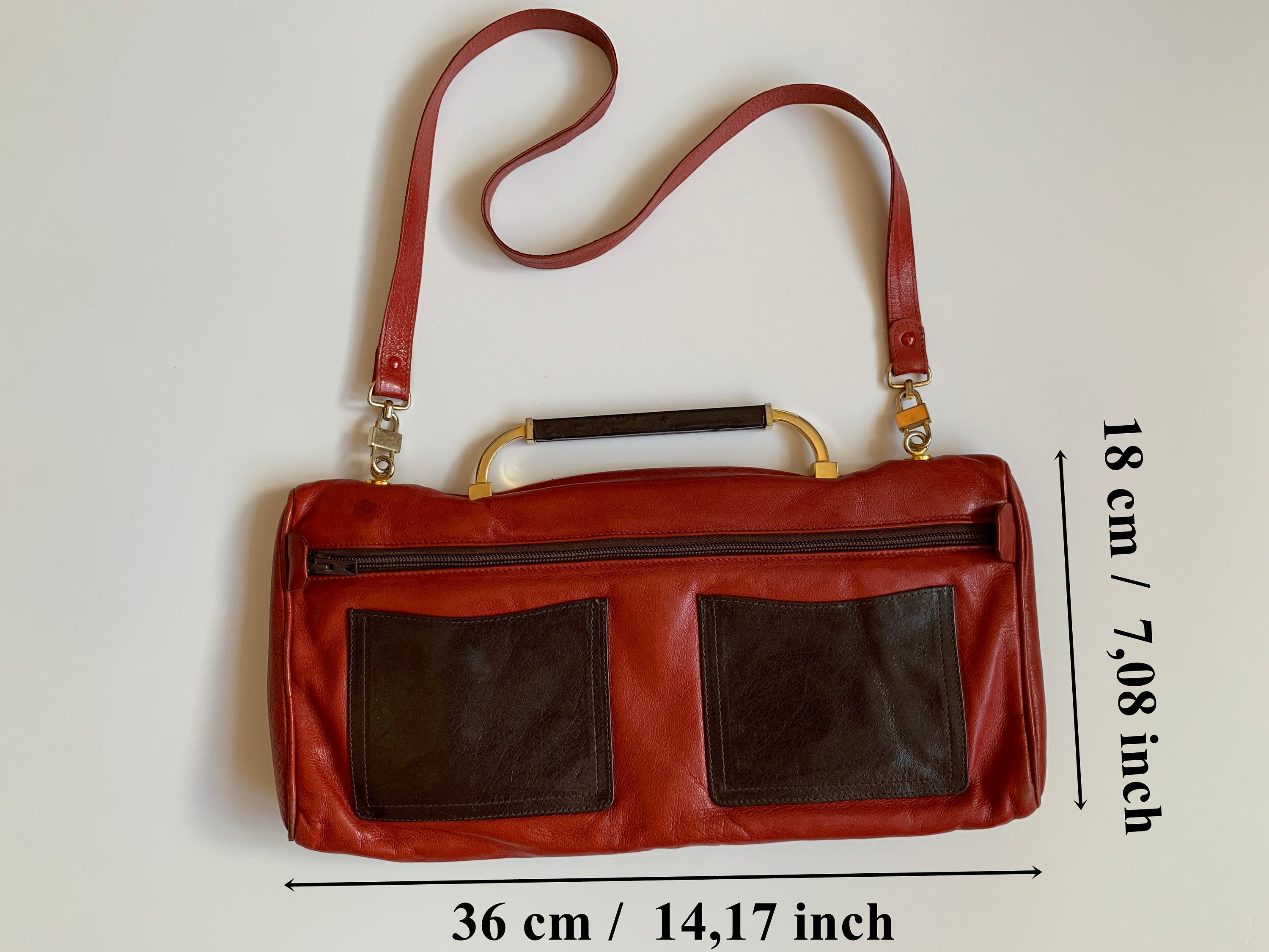★美品★ZENITH ゼニス★ヴィンテージ★スクエア　ハンドバッグ★イタリア製★ Vintage zenith bag - Etsy 日本