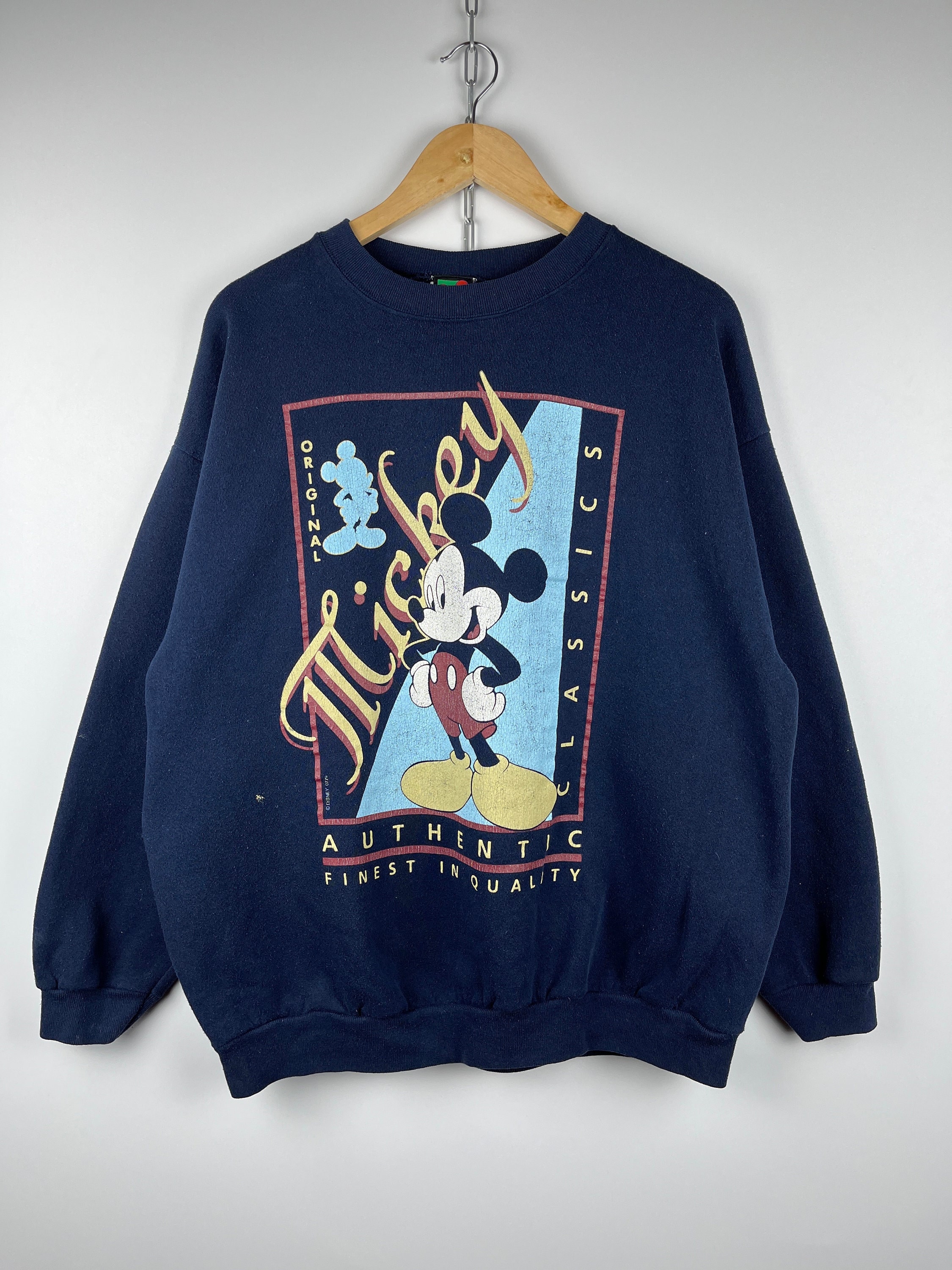 90's Mickey Mouse Disney Vintage Made in USA Sweatshirt Size Fits
