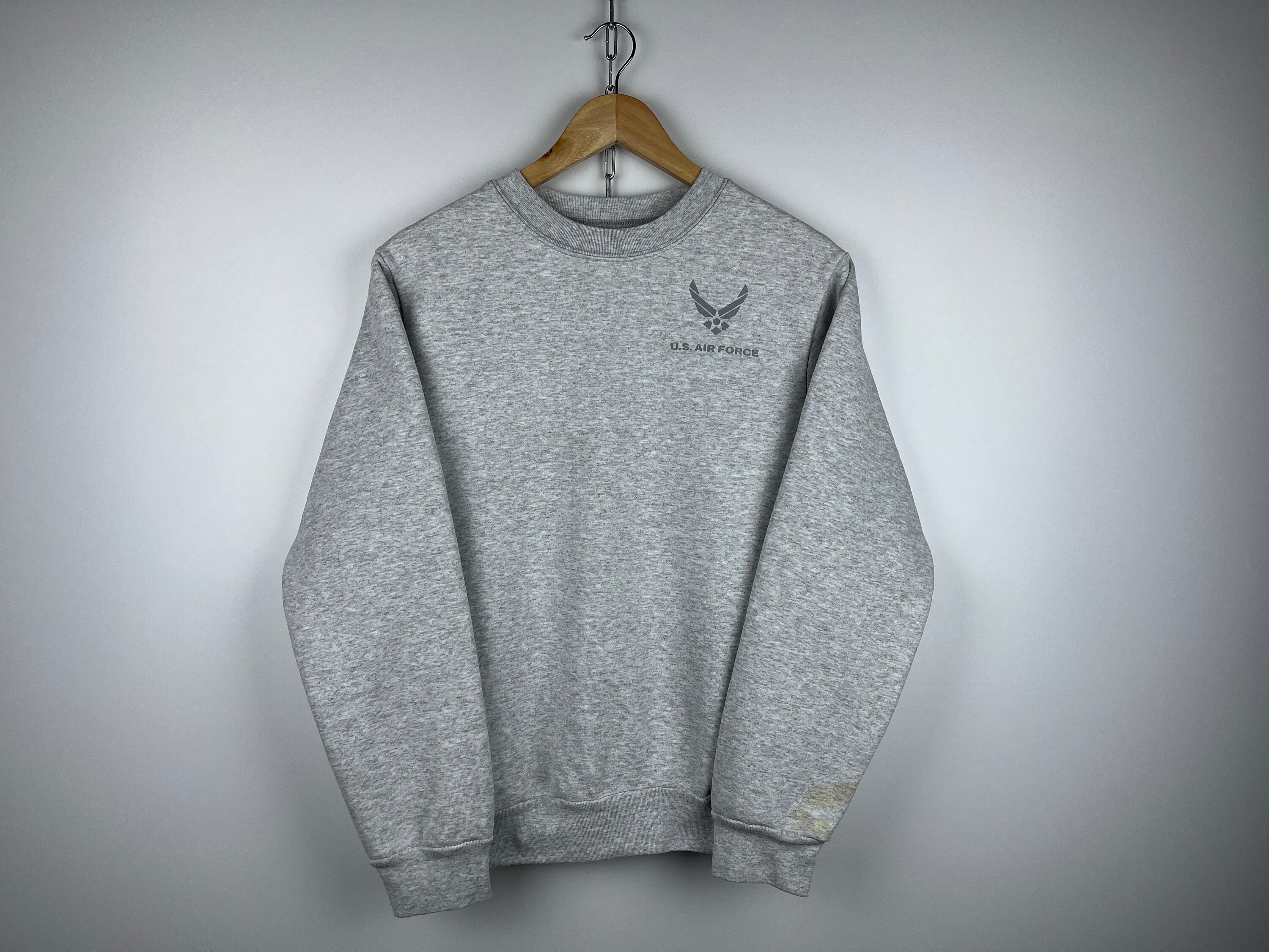 VTG MEKE Inc Us Air Force Vintage Sweatshirt Reflective Logo