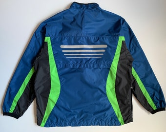 90´s NIKE AIR バーシティジャケット クレイジーパターン レザー