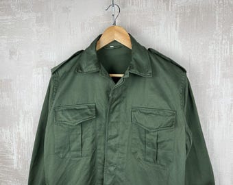1950s French Army Fatigue Utility Shirt Jacket S-M - Etsy
