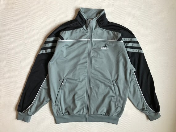 adidas jacket grey