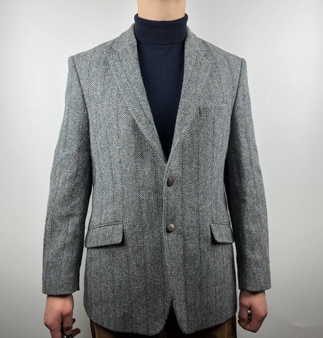 Harris tweed jacket slaters discount