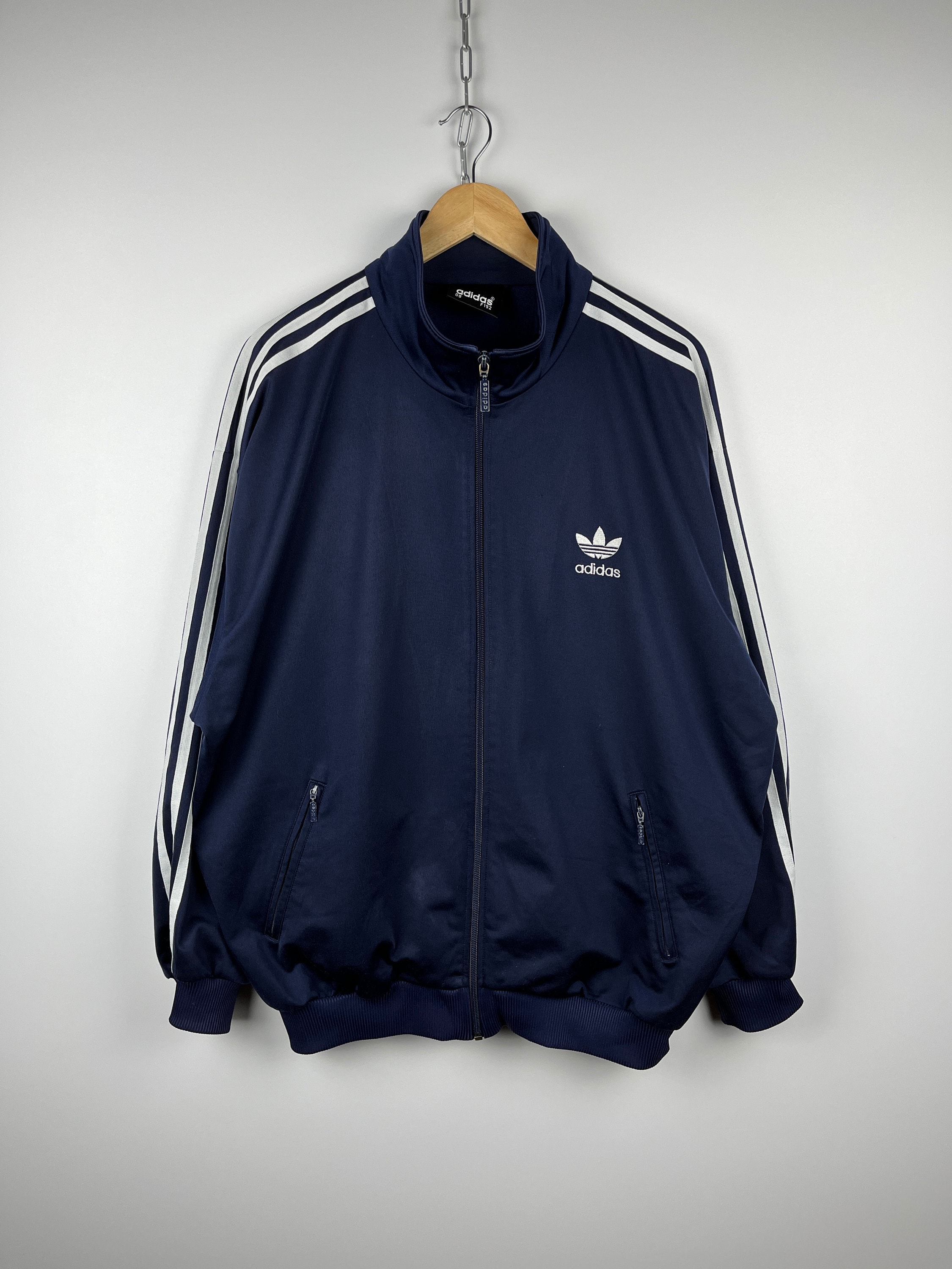 90's Adidas Retro Big Logo Vintage Men's Track Jacket Tracksuit Top ...