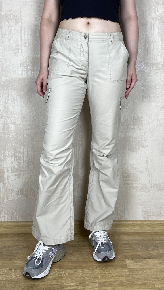 Y2K Edc by Esprit Cargo Baggy Low Fit Pantalones de pierna ancha para mujer,  talla 36, vintage -  México