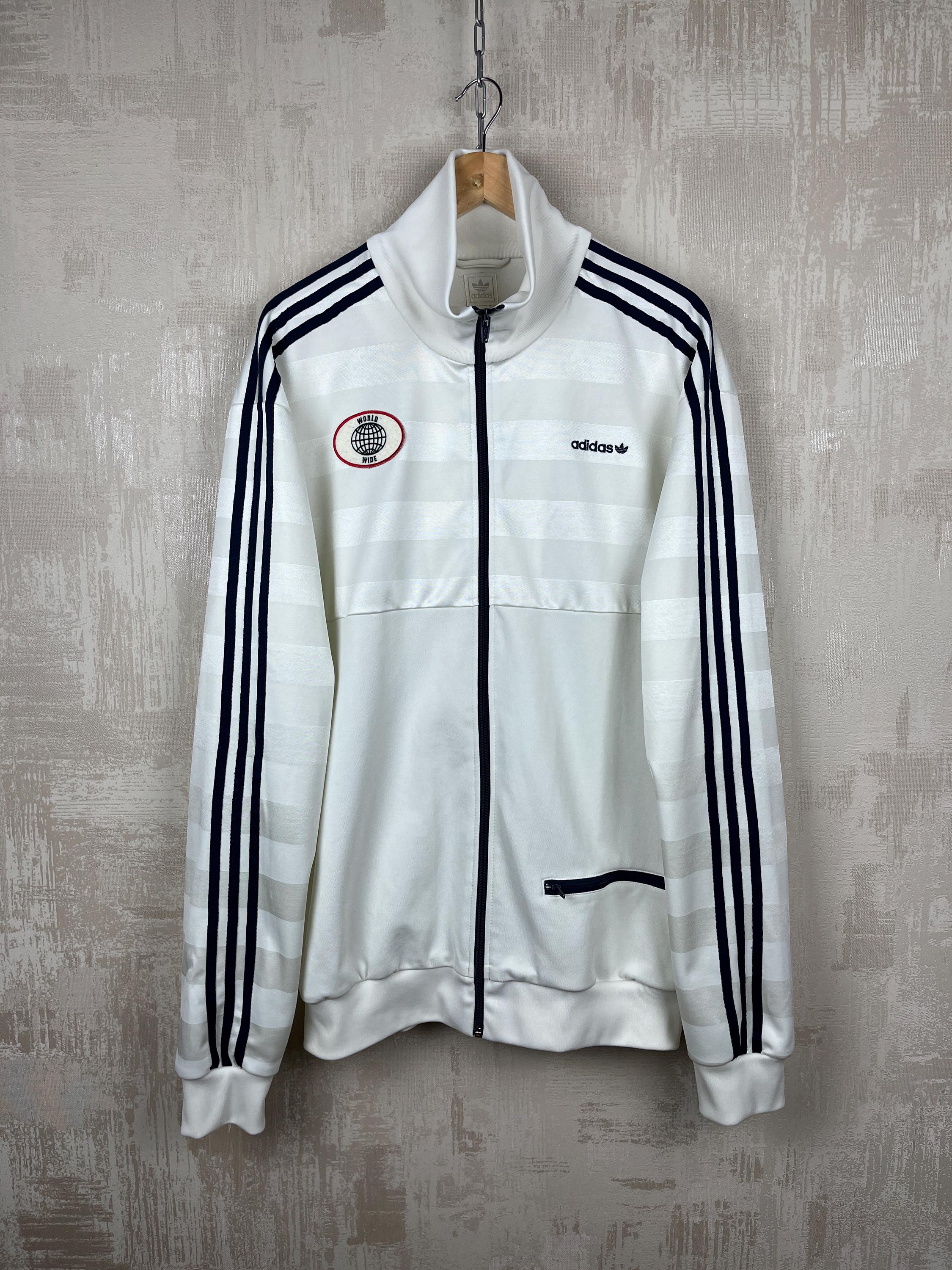 トップス archive adidas track jacket white gray Adidas Originals Womens ADILENIUM 2 OVERSIZE TRACKTOP JACKET