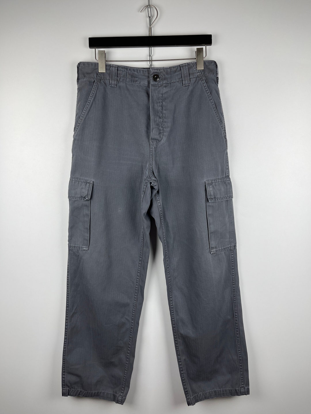 Vintage 1998 Levi's All-duty 90's Men's Cargo Pants Size W 34 L 32 Gray ...