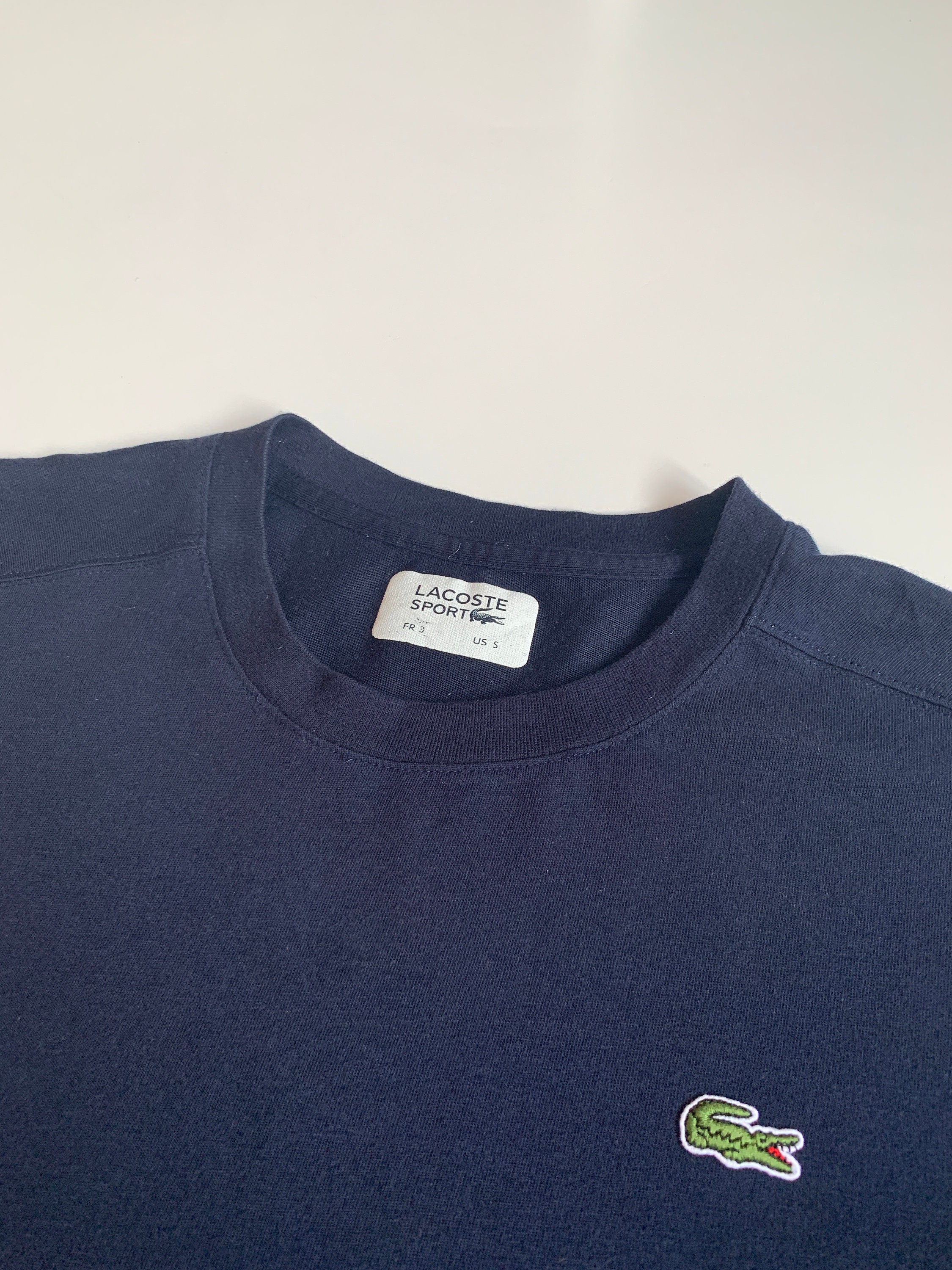 Lacoste Sport Ultra Dry Mens T-shirt Size S Navy Blue | Etsy