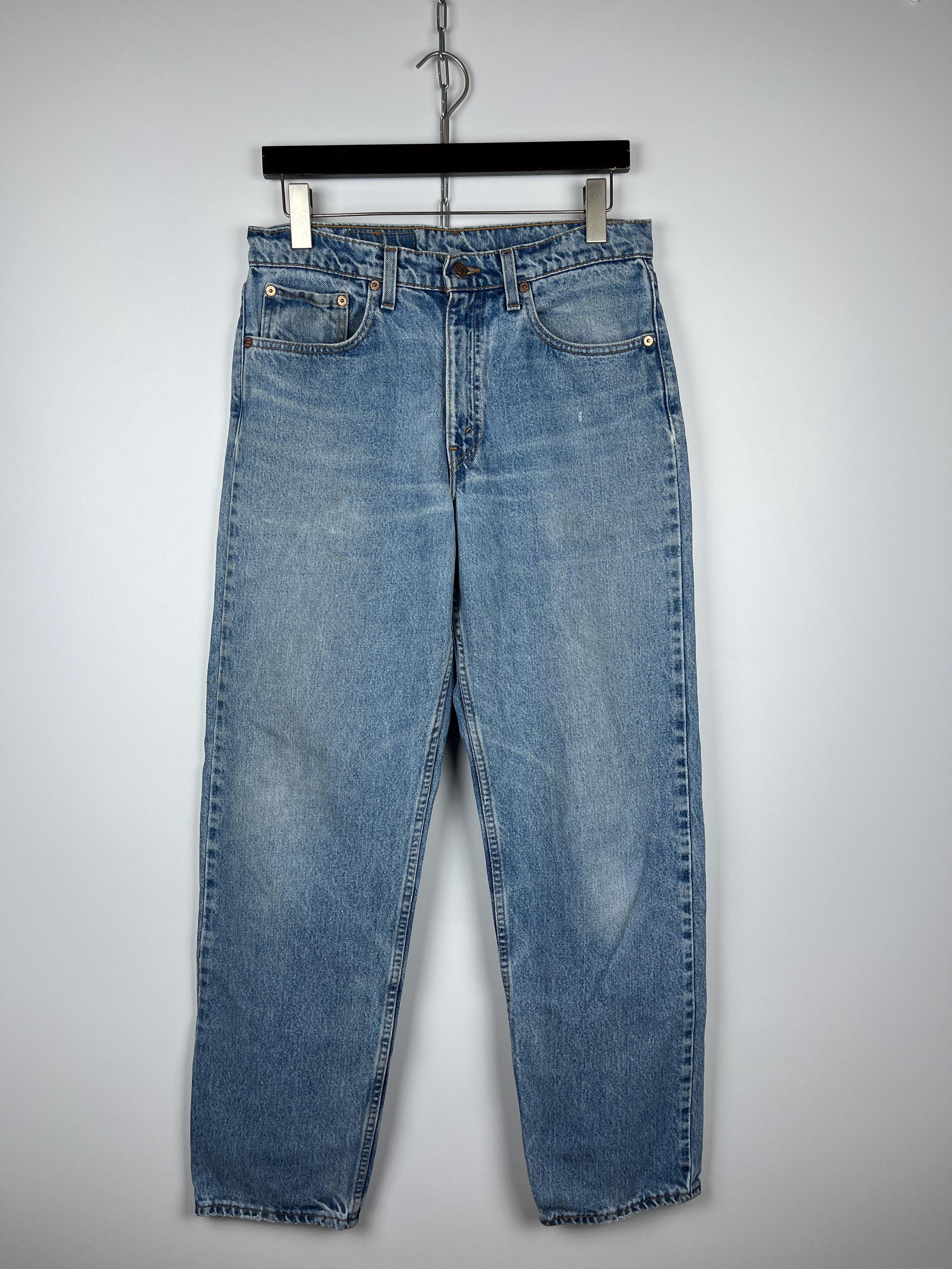 90's Levi's 550 Vintage Jeans Stone Wash Size W 33 L 34