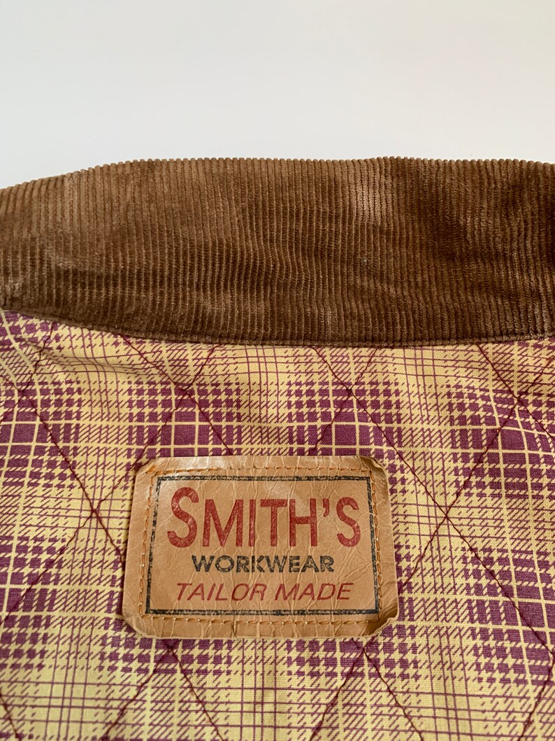 Smith/'s Workwear Vintage Men/'s Jacket Brown Size L Retro Streetwear 90/'s 80/'s