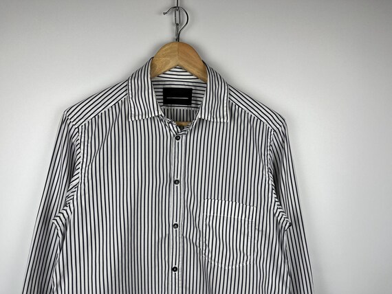 slim fit dress slacks Black and Gold Silk Lame Stripes Polo Shirt  Paradise Found NYC