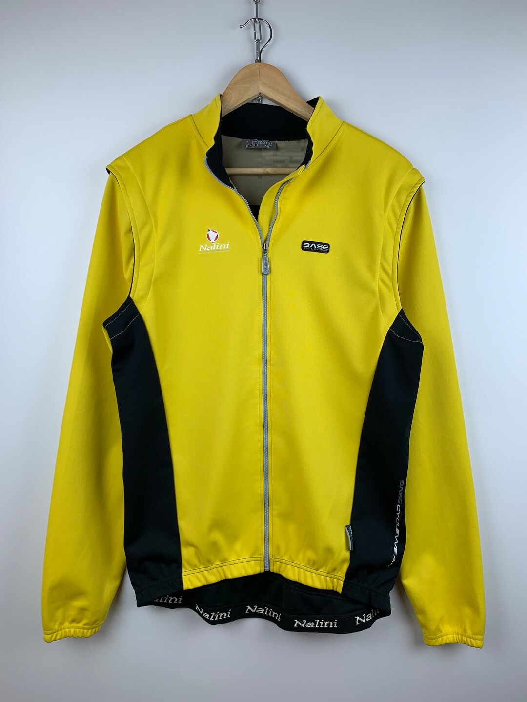 Men's Nalini Base MantoVent Cycling Full Zip 2 in 1 Jacket + Vest Size XXL (2XL