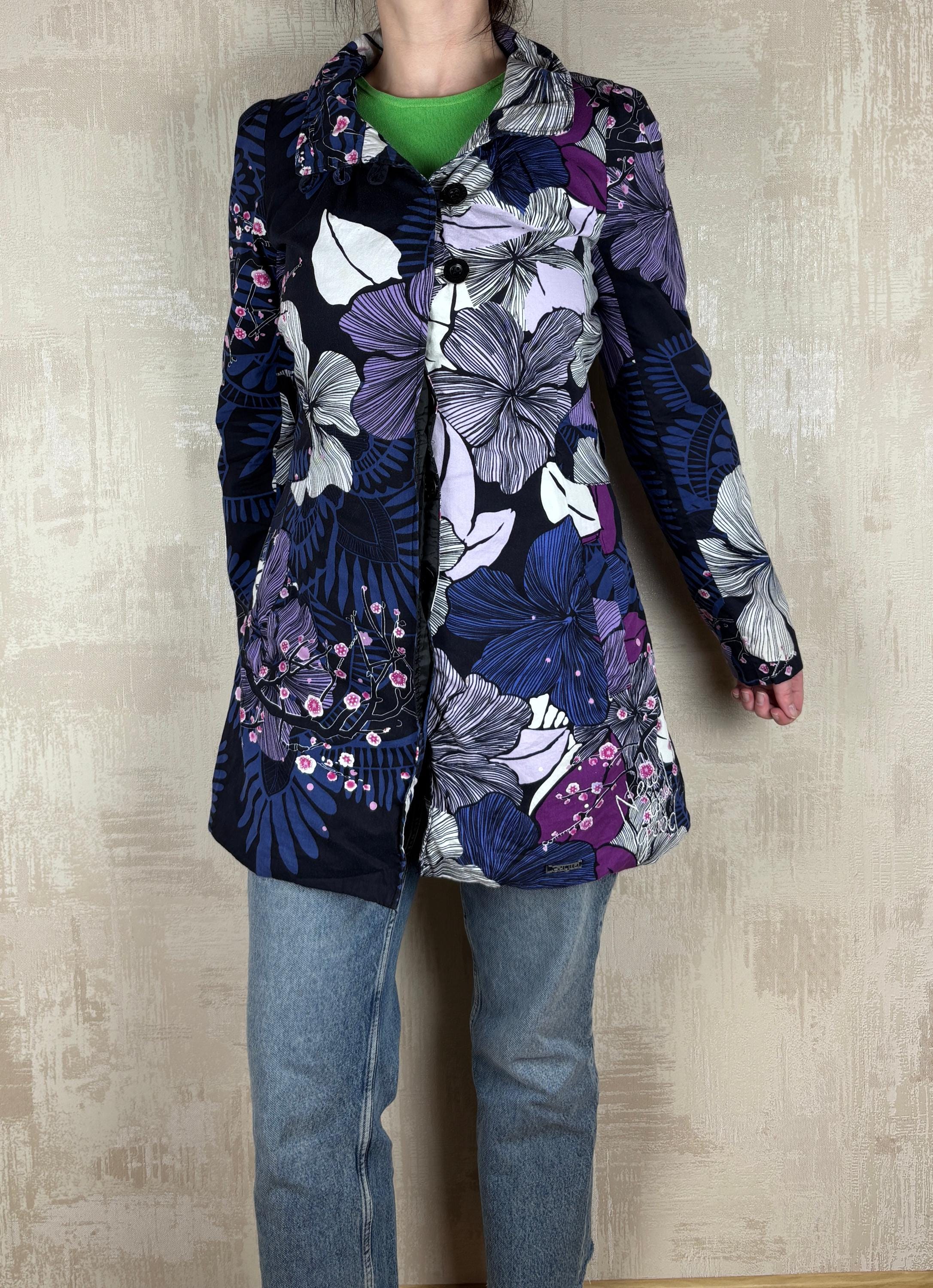 Desigual マルチカラー フローラル コットン 刺繍 レディース