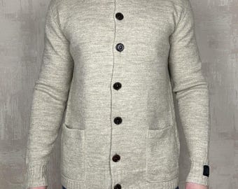Vintage Dolce & Gabbana Wool Cardigan Sweater Tagged size 34/48, fits Men’s XL