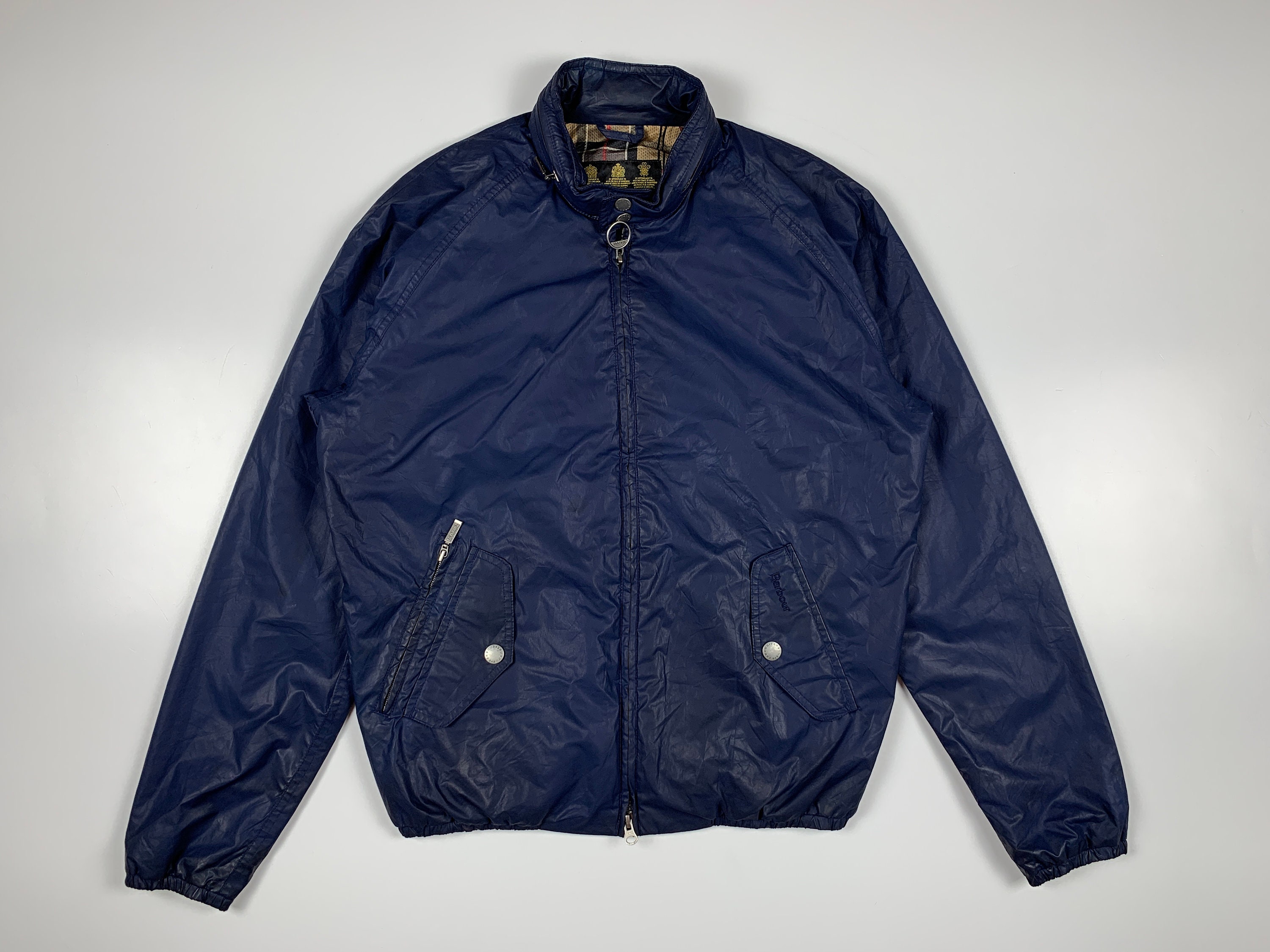 Men's Barbour Carbon Harrington Waterproof Breathable - Etsy Sweden