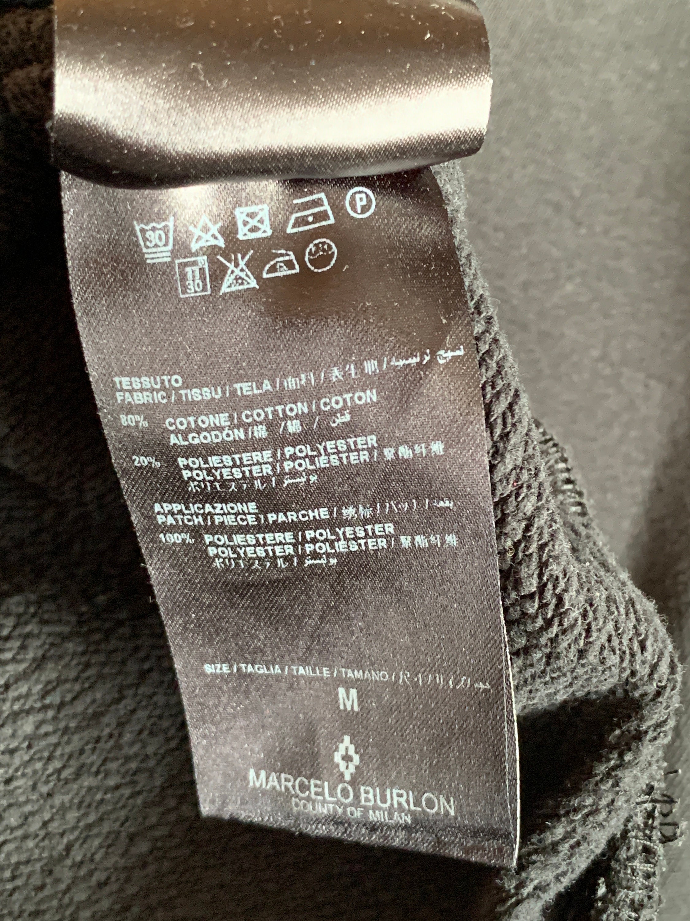 スウェット【MARCELO BURLON】送料関税込み 単色 ロゴ コットン 楽天市場】マルセロバーロン MARCELO BURLON メンズ トップス