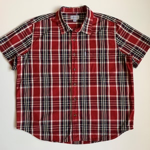 Carhartt Vintage Mens Check Short Sleeve Shirt Size XXL (2XL) Streetwear Retro