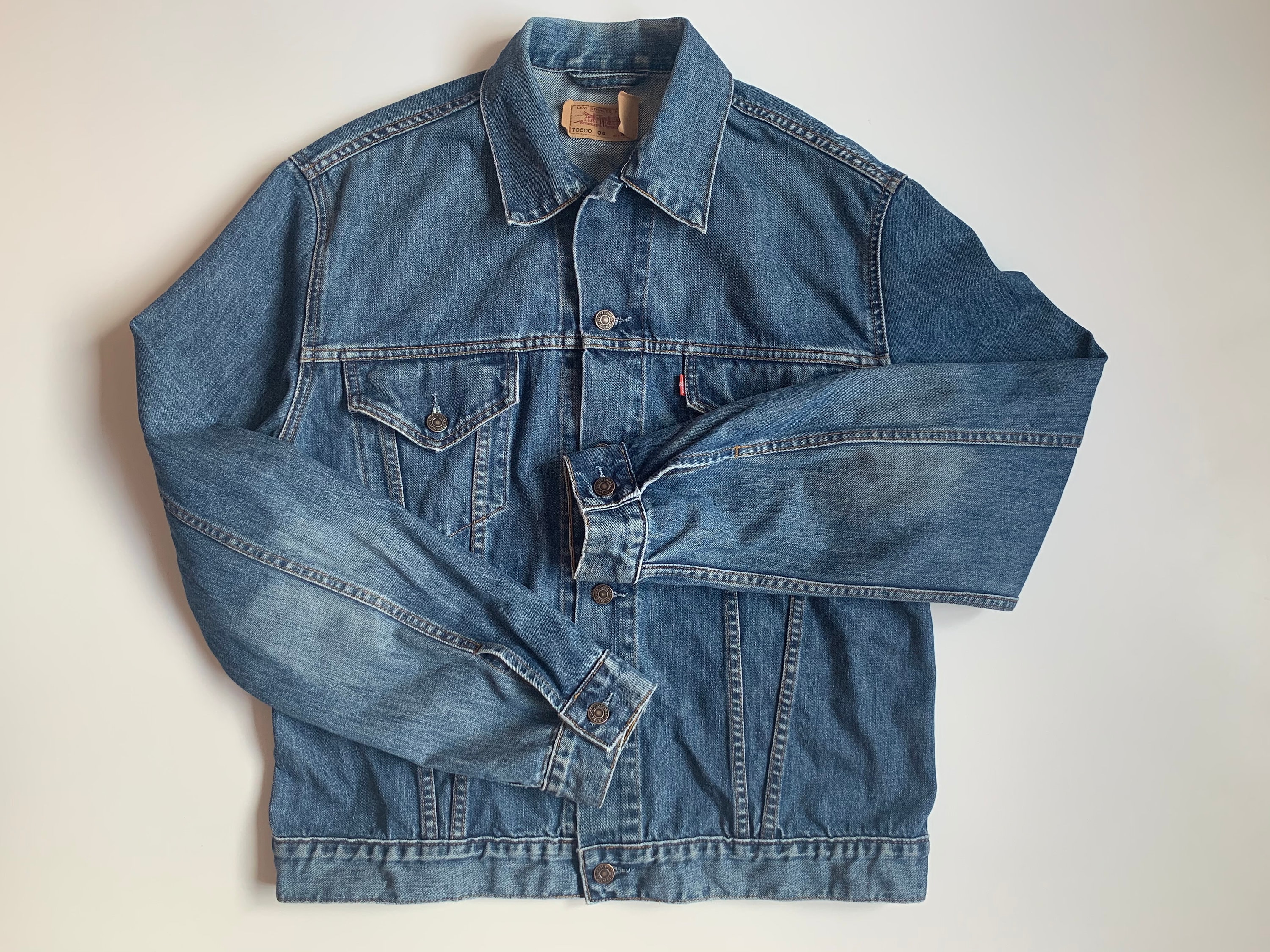 Mens Levis 70500 04 Trucker Jeans Jacket Denim Size XXL 2XL | Etsy