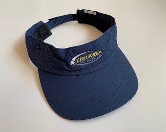 Columbia Vintage Visor Cap One Size Fits All Unisex Blue Summer