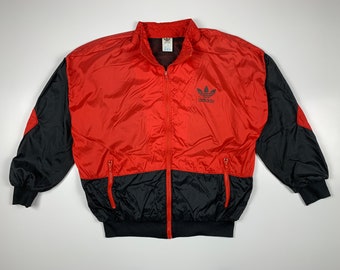 90er Adidas Vintage Herren Light Jacket Label Größe ist XXL, passt aber XL Athletic Streetwear Hip Hop