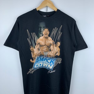 Batista SmackDown WWE World Wrestling Entertainment 2008 Men&#39;s T-shirt Size S Vintage