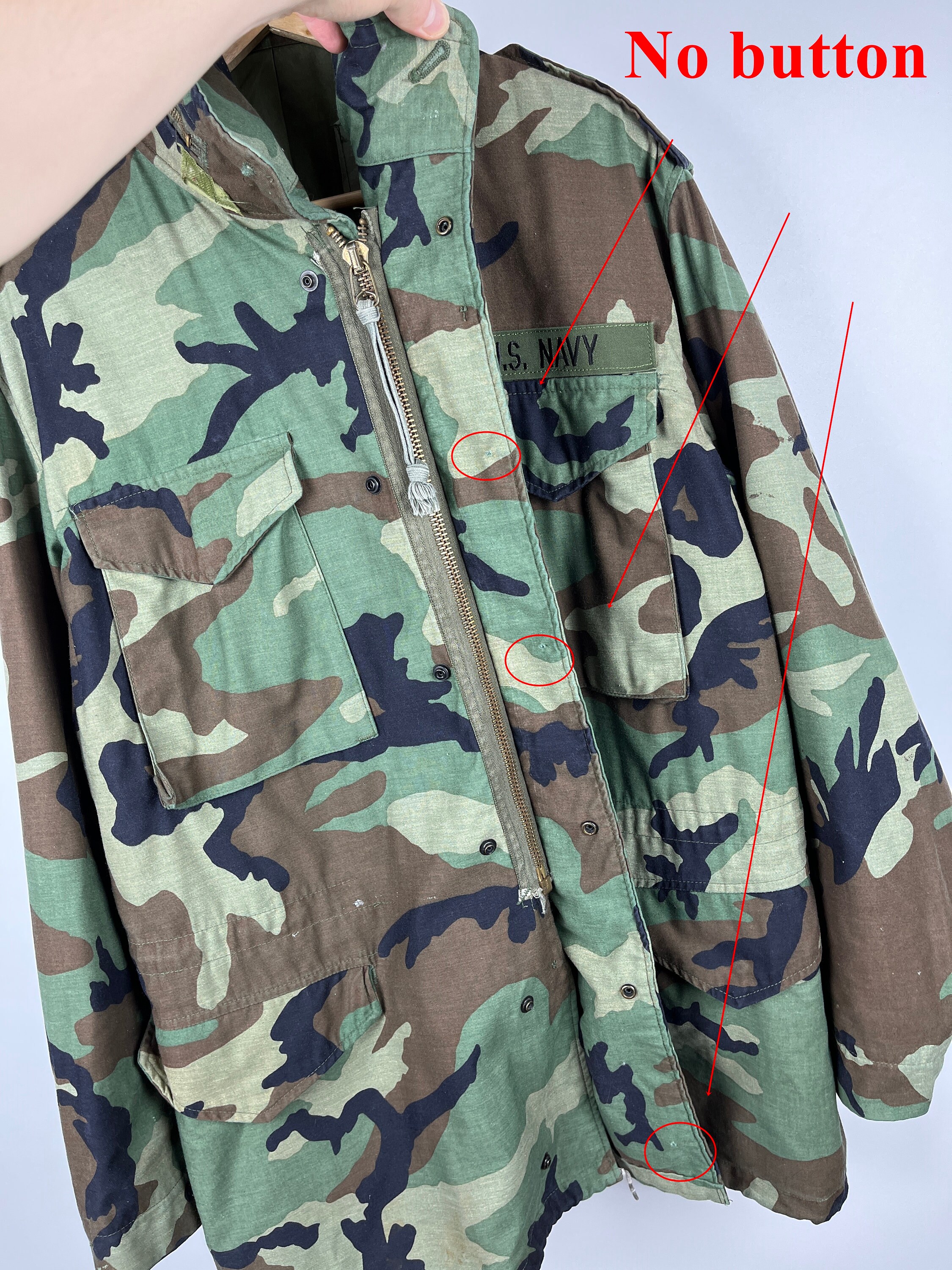 80's Vintage 1984 John Ownbey M65 US Navy Field Coat USA