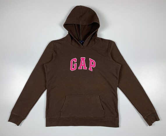 Damen Gap Vintage Big Logo Braun Hoodie Größe S Streetwear - Etsy Schweiz
