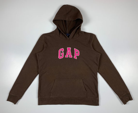 Damen Gap Vintage Big Logo Braun Hoodie Größe S Streetwear - Etsy Schweiz