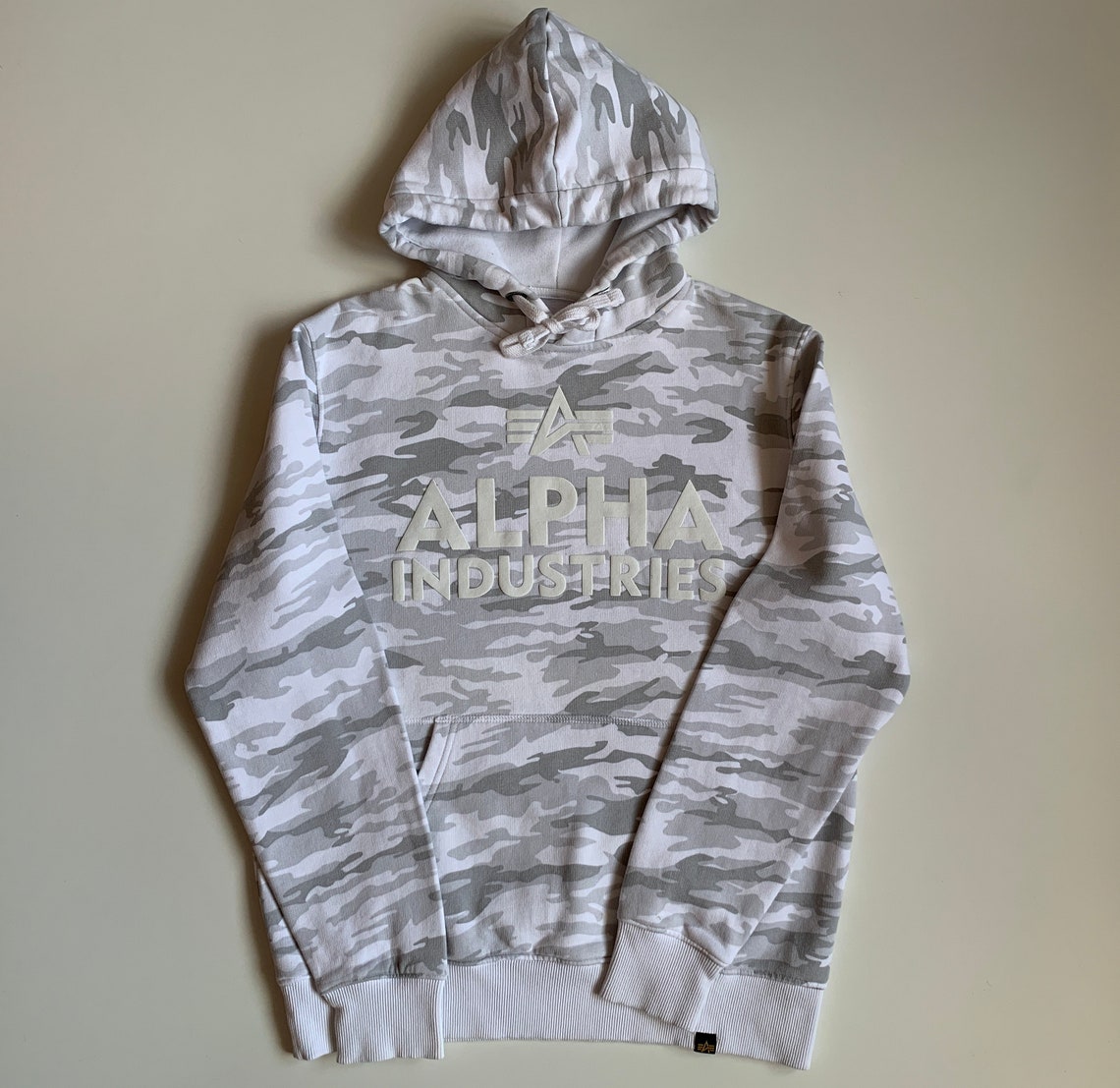 Alpha Industries Camouflage Men's Hoodie Size S Streetwear - Etsy