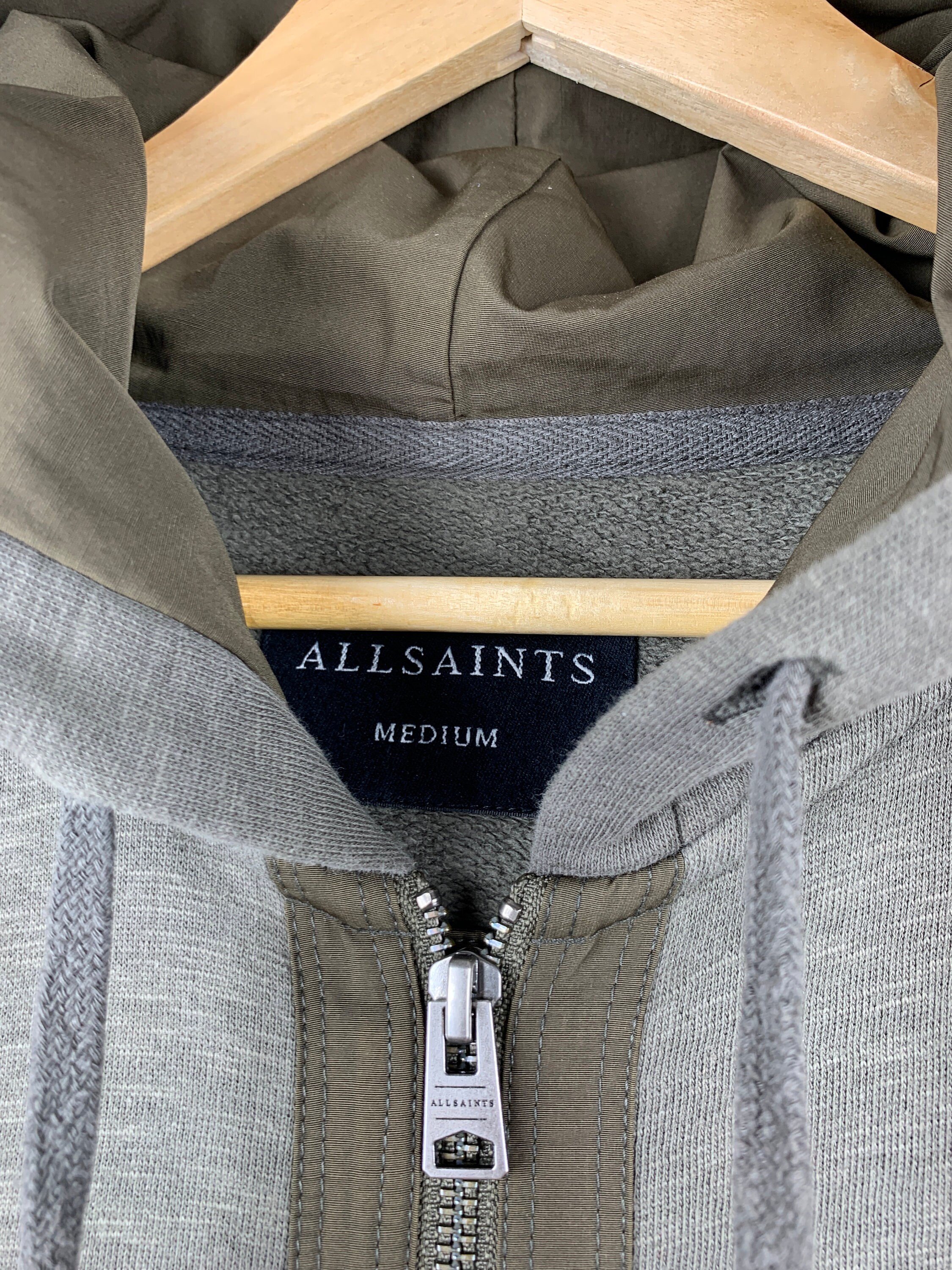 Allsaints zip best sale hoodie