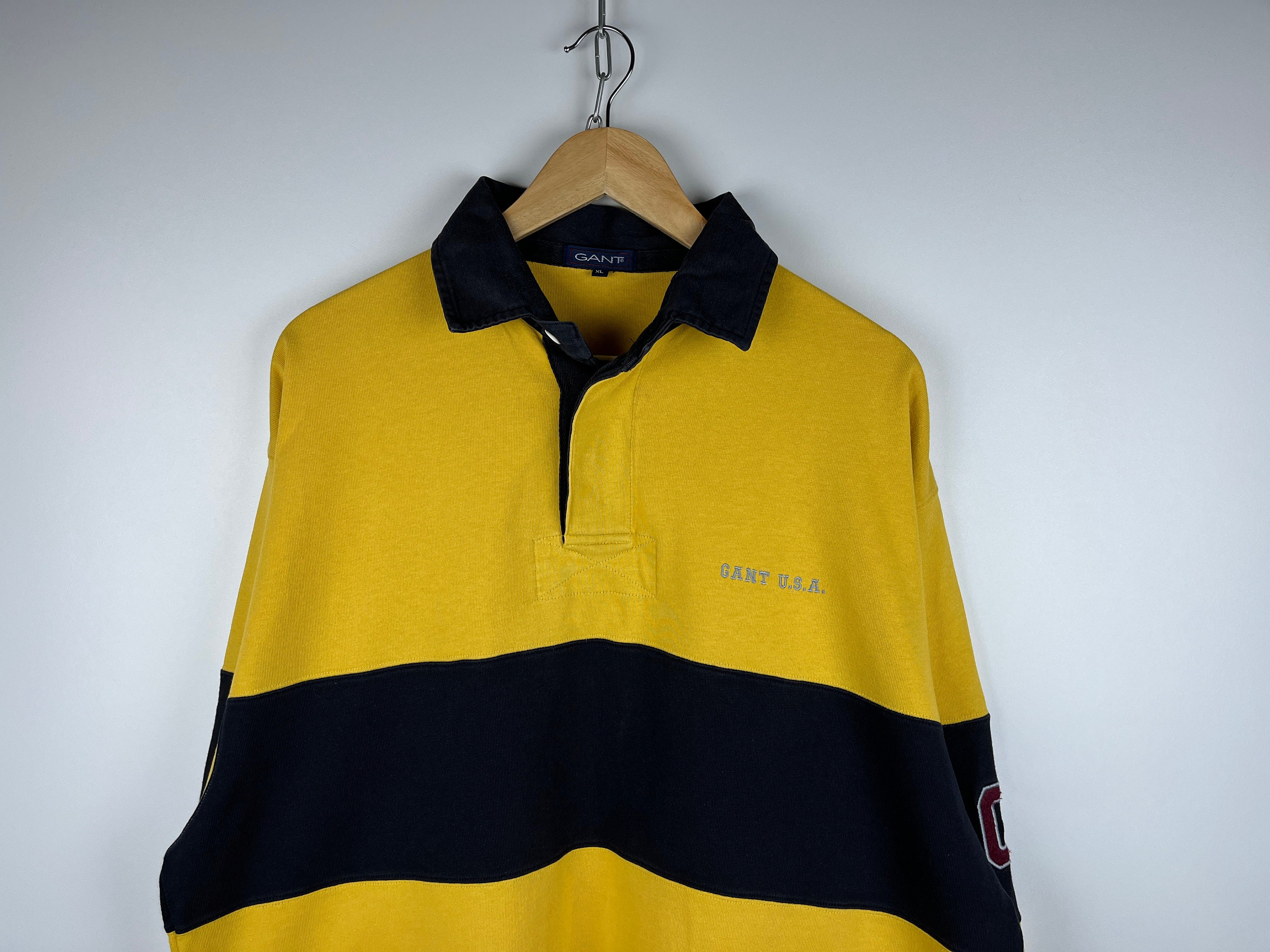 90's Gant USA Vintage Rugby Shirt Size XL Relaxed Fit Retro