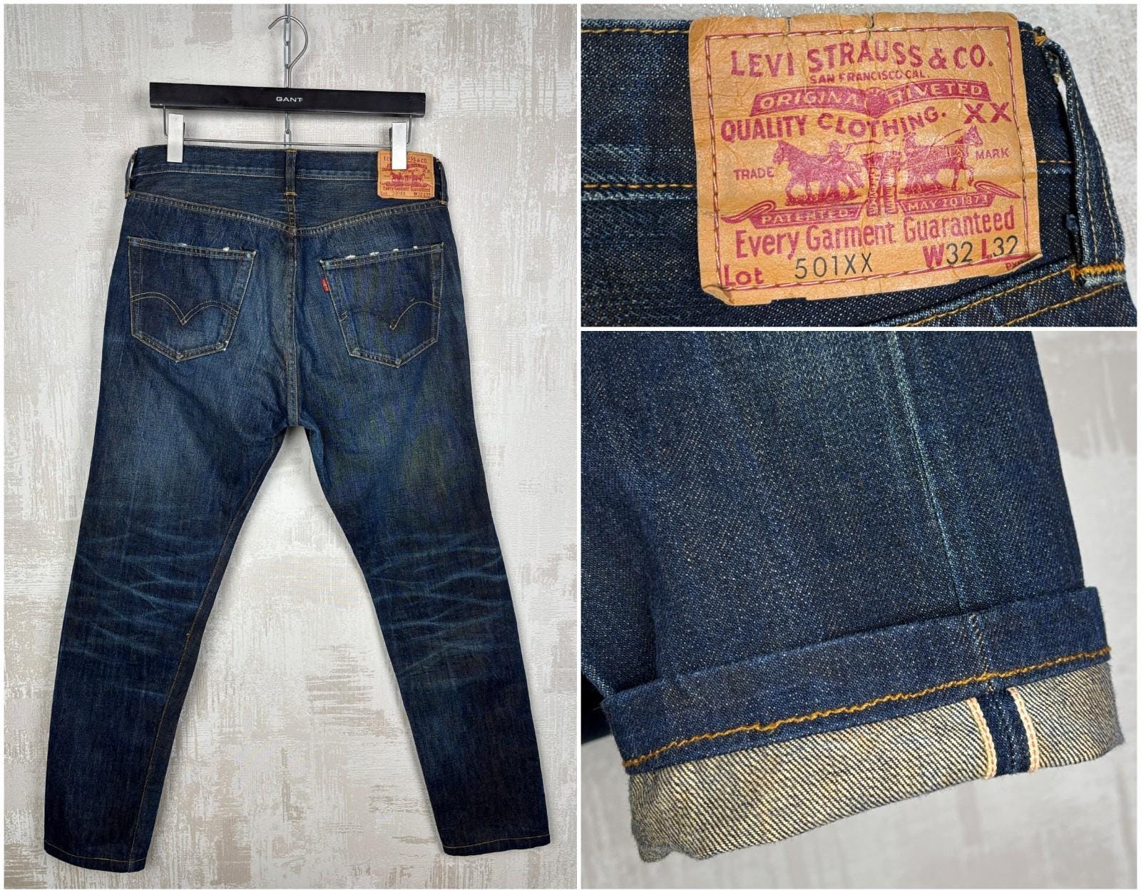 Levis Vintage Clothing Lvc 501 1947 - Etsy Australia