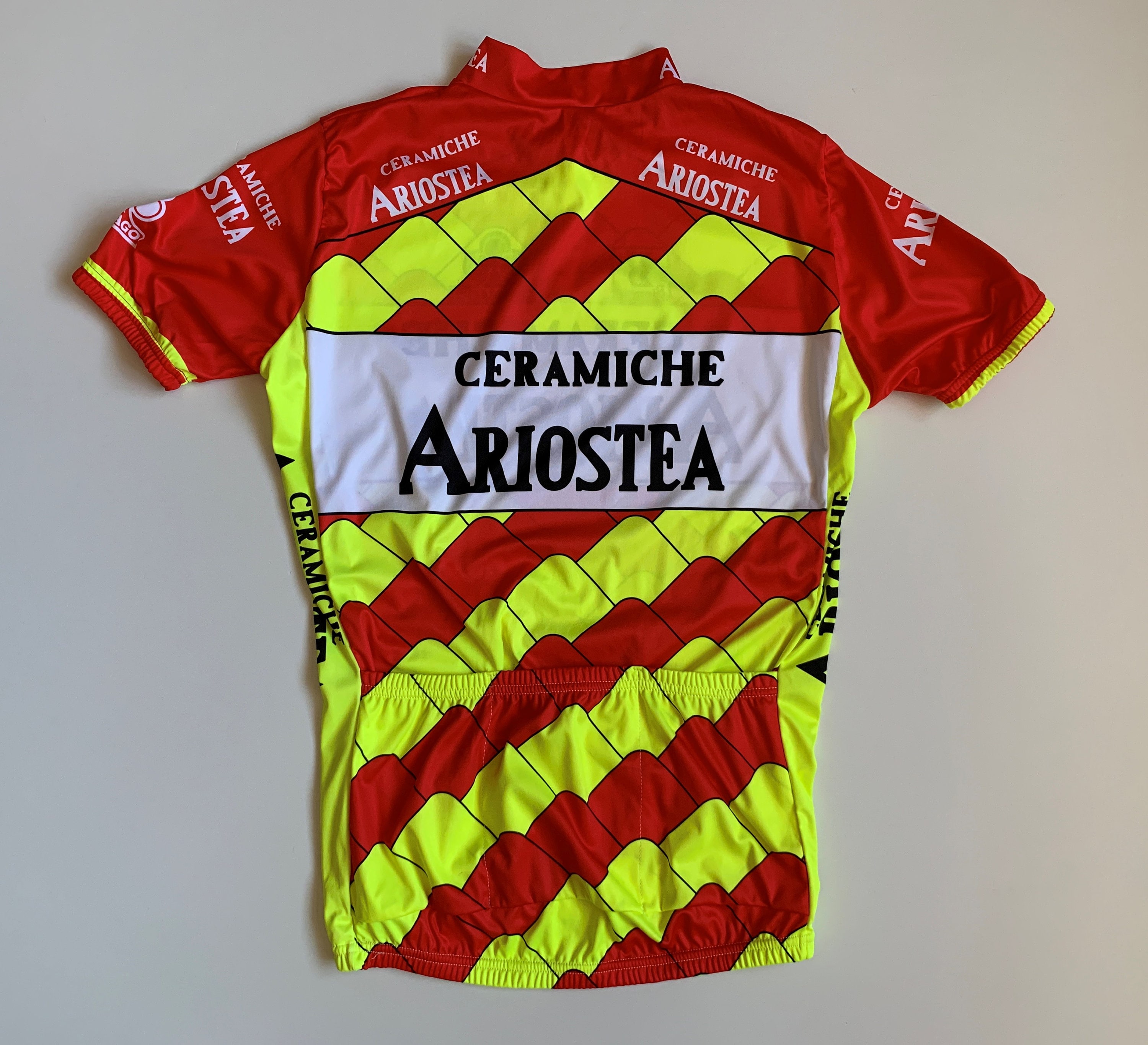 Ariostea Red Long Sleeve Cycling Jersey Matching Set