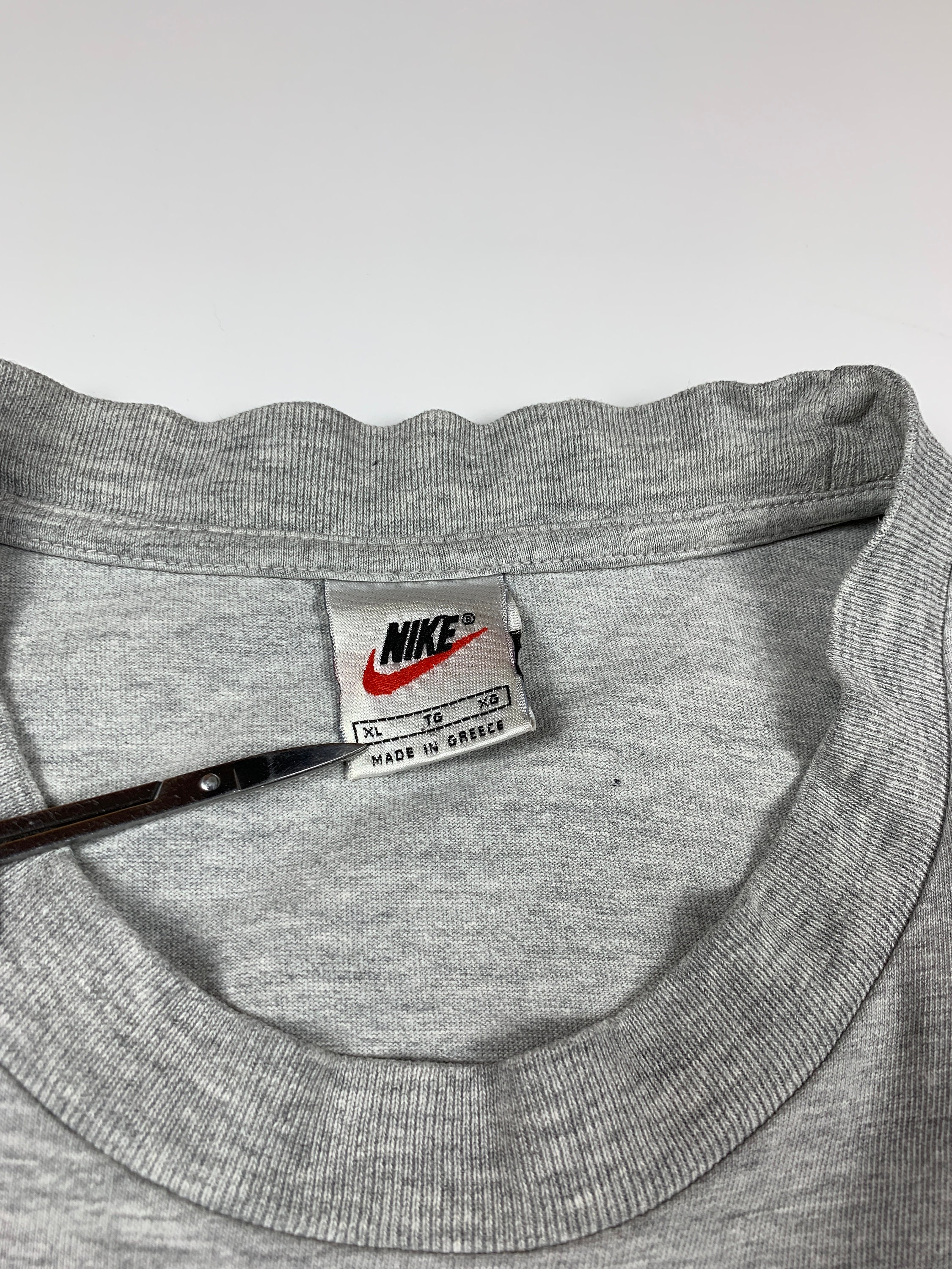 ナイキアンドレ・アガシ90sビンテージ ホワイト TシャツMadein USA NIKE tシャツ 「ヴィンテージ古着」90's / ナイキ ANDRE AGASSI